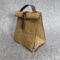  Vintage washed kraft paper bag lunch bag